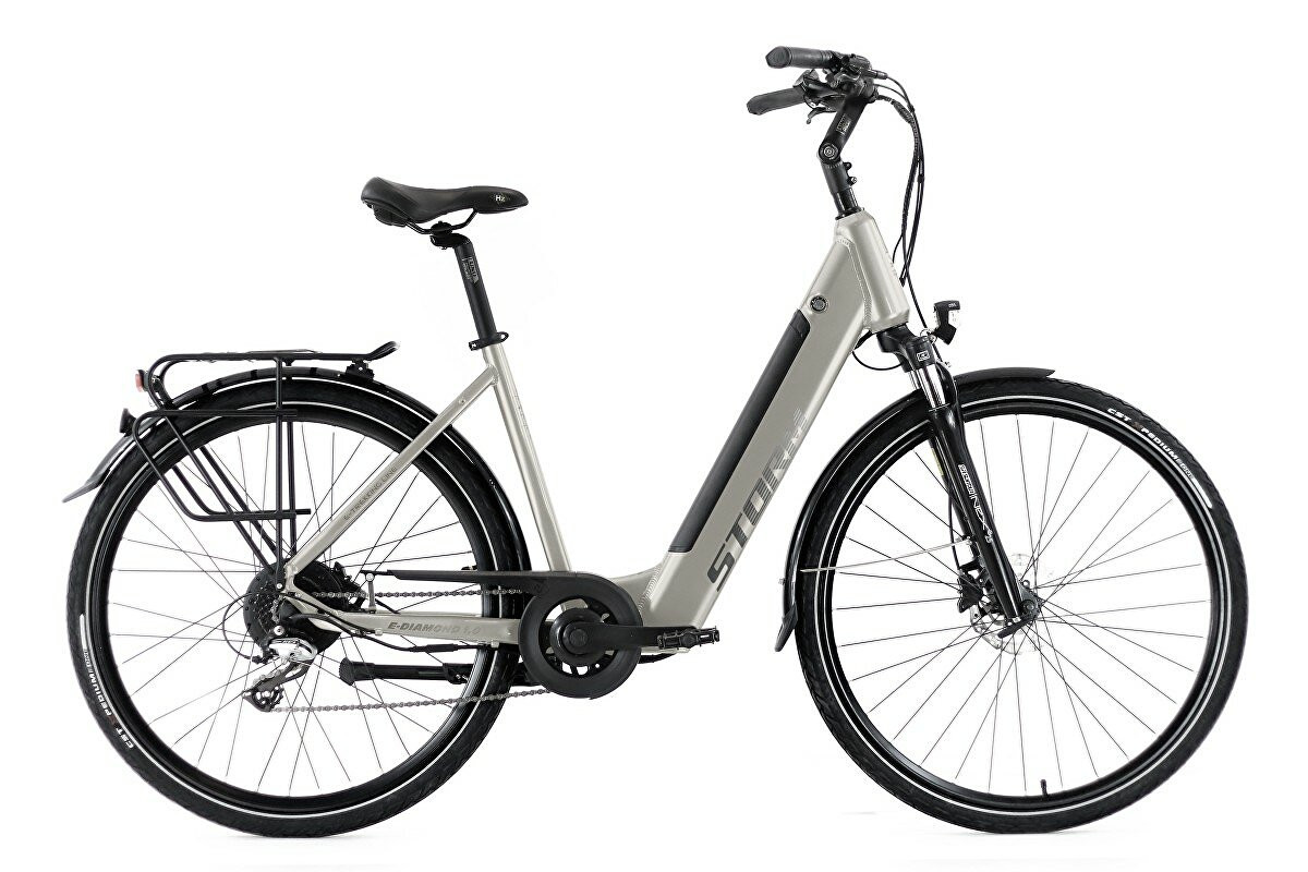 elektrokolo STORM E-Diamond 1 low step HR3 020 522 Wh 17&quot; stříbrná