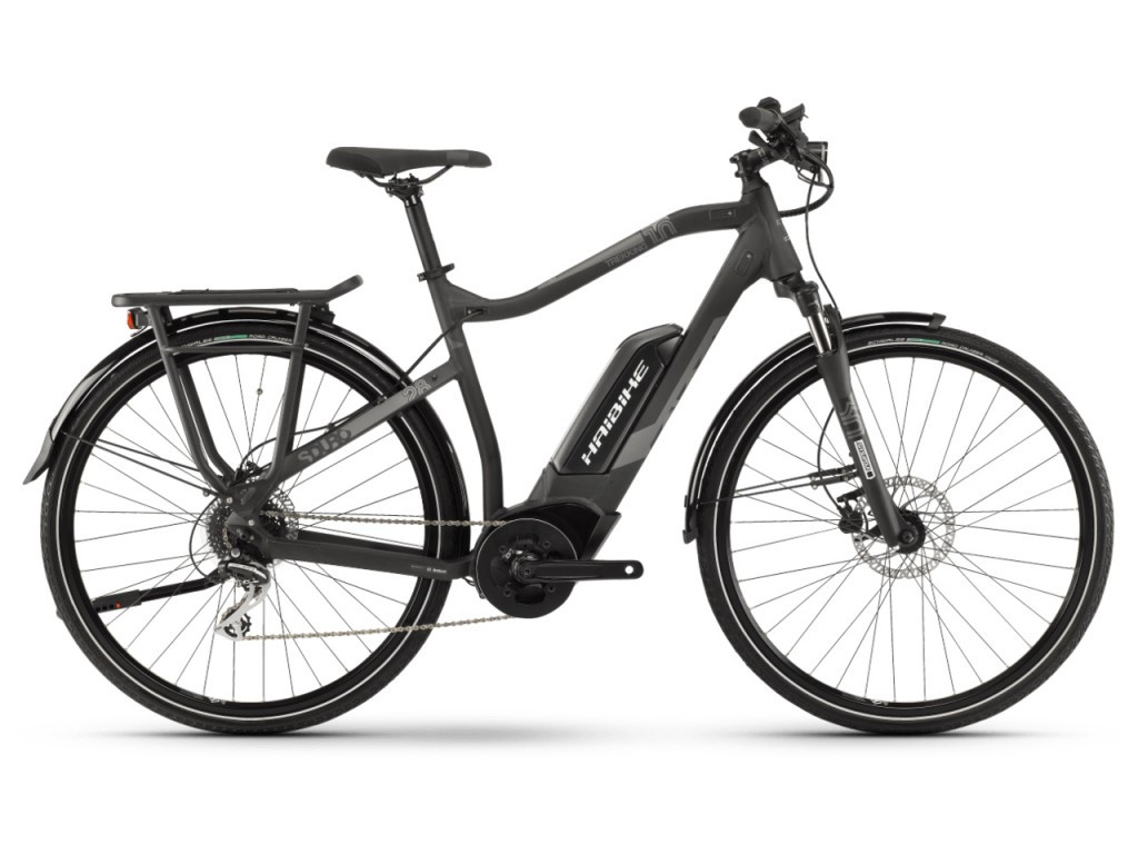 Haibike SDURO Trekking 1.0 pánské 400Wh 8G Ac 19 HB BAPI Černá/titanová/šedá mat