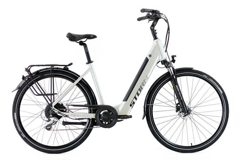 elektrokolo STORM E-Diamond 1 low step HR3 020 522 Wh 19&quot; bílá