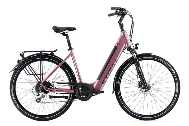 elektrokolo STORM E-Diamond 1 low step HR3 020 522 Wh 19&quot; růžová 